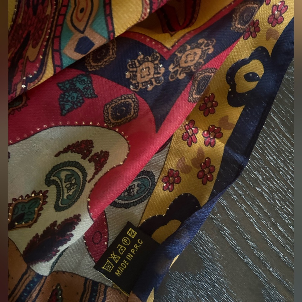 Soft silky scarf